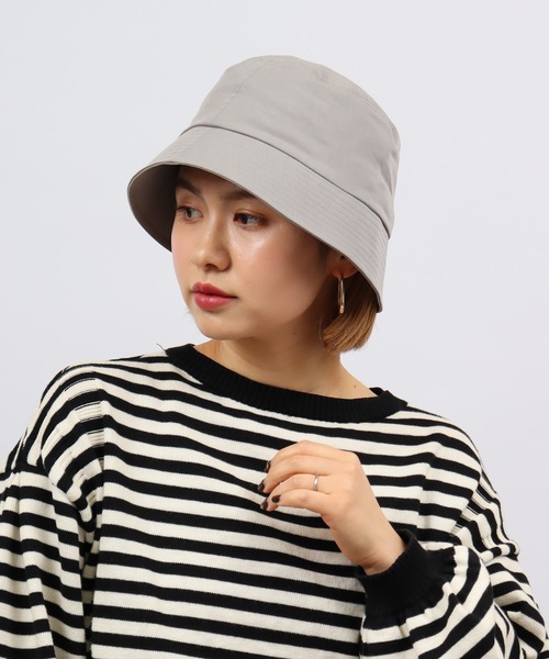 TESTIFY(テスティファイ)の「TESTIFY コットンツイル シンプルハット カジュアル / Cotton Twill Hat(ハット・レディース・ベージュ/ブラック/グレー・FREE)」の3枚目の写真