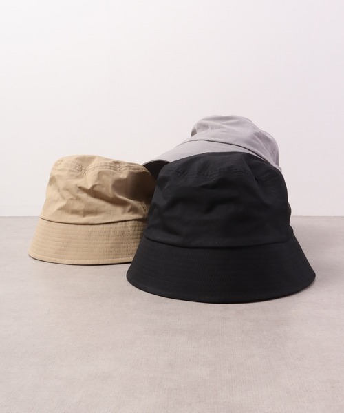 TESTIFY(テスティファイ)の「TESTIFY コットンツイル シンプルハット カジュアル / Cotton Twill Hat(ハット・レディース・ベージュ/ブラック/グレー・FREE)」の4枚目の写真