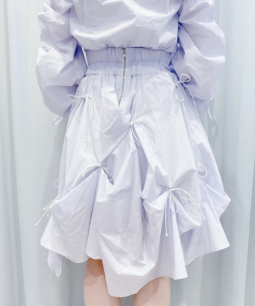 PAIN（ペイン）の「リボンシャツスカート（スカート・レディース・ブルー/チェック/ホワイト・FREE）」の13枚目の写真