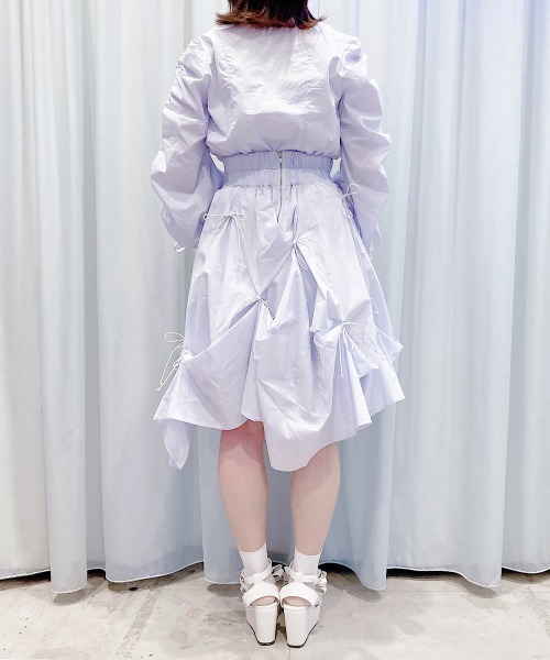 PAIN（ペイン）の「リボンシャツスカート（スカート・レディース・ブルー/チェック/ホワイト・FREE）」の21枚目の写真