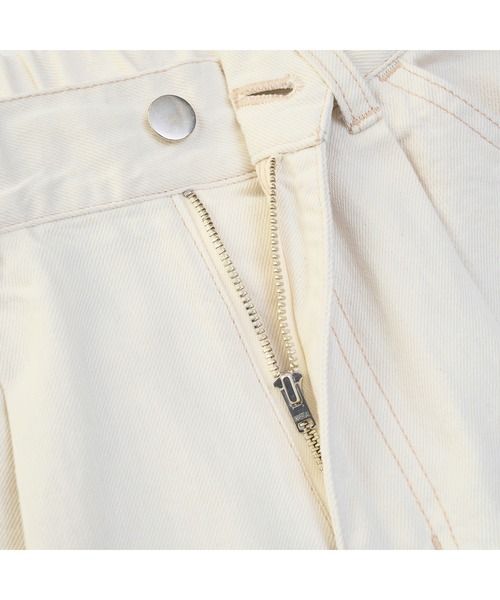 VICTIM(ヴィクティム)の「VICTIM ヴィクティム / DAMEGE WIDE DENIM PANTS ダメージワイドデニムパンツ ホワイトデニム / VTM-23-P-029(デニムパンツ・メンズ・オフホワイト・MEDIUM/LARGE/X-LARGE)」の9枚目の写真