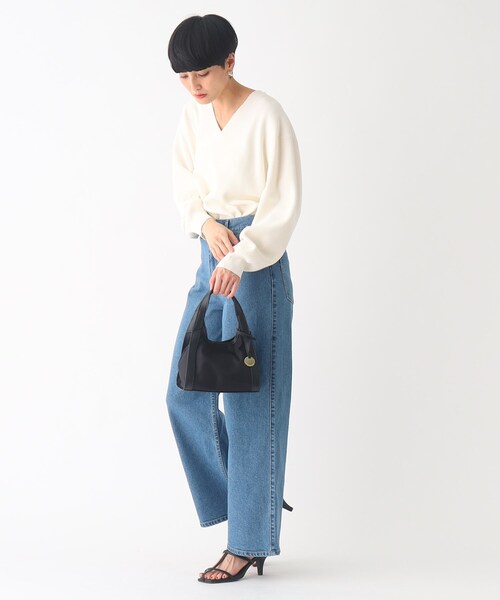 OPAQUE.CLIP（オペークドットクリップ）の「◆コンビミニトートバッグ【2WAY】（ショルダーバッグ・レディース・ブラック/ベージュ/ブラック系・00）」の16枚目の写真