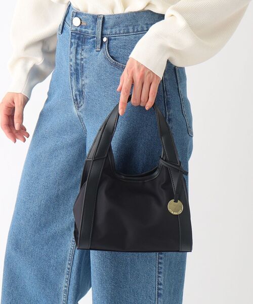 OPAQUE.CLIP（オペークドットクリップ）の「◆コンビミニトートバッグ【2WAY】（ショルダーバッグ・レディース・ブラック/ベージュ/ブラック系・00）」の12枚目の写真