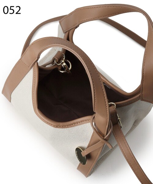 OPAQUE.CLIP（オペークドットクリップ）の「◆コンビミニトートバッグ【2WAY】（ショルダーバッグ・レディース・ブラック/ベージュ/ブラック系・00）」の17枚目の写真