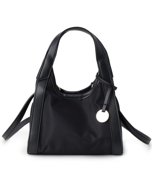 OPAQUE.CLIP（オペークドットクリップ）の「◆コンビミニトートバッグ【2WAY】（ショルダーバッグ・レディース・ブラック/ベージュ/ブラック系・00）」の6枚目の写真