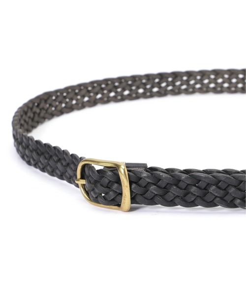 URU(ウル)の「URU/ウル/LEATHER BELT(ベルト・メンズ・ブラック/ネイビー・F)」の4枚目の写真