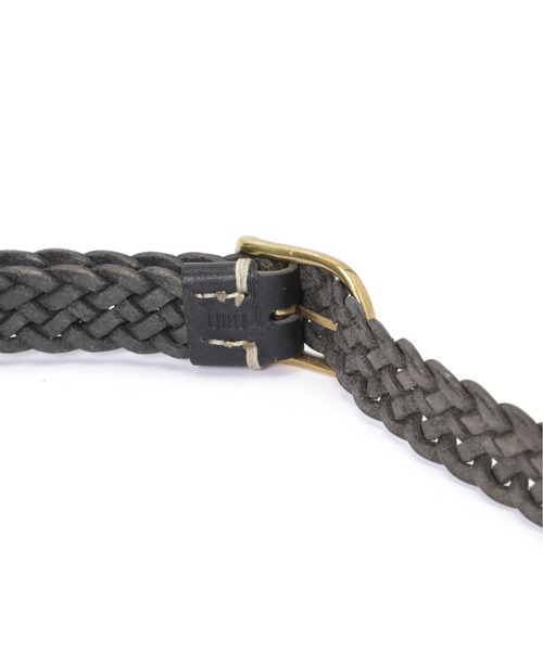 URU(ウル)の「URU/ウル/LEATHER BELT(ベルト・メンズ・ブラック/ネイビー・F)」の6枚目の写真