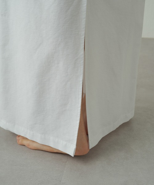 earthy（アーシー）の「【撥水】ロングタイトスカート（スカート・レディース・カーキ/ホワイト/ブラック・S/M）」の15枚目の写真