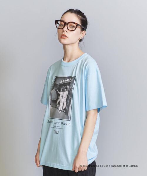 GOOD ROCK SPEED(グッドロックスピード)の「【別注】<GOOD ROCK SPEED>LIFEフォトプリントTシャツ(Tシャツ/カットソー・レディース・ホワイト/ブラック/ライトブルー・FREE)」の12枚目の写真