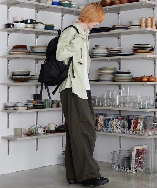 ln fortis(ロンフォルティス)の「ln foris - オーバーサイズブロードシャツ(シャツ/ブラウス・メンズ・ブルー/ミント/ホワイト・SMALL/MEDIUM)」の6枚目の写真