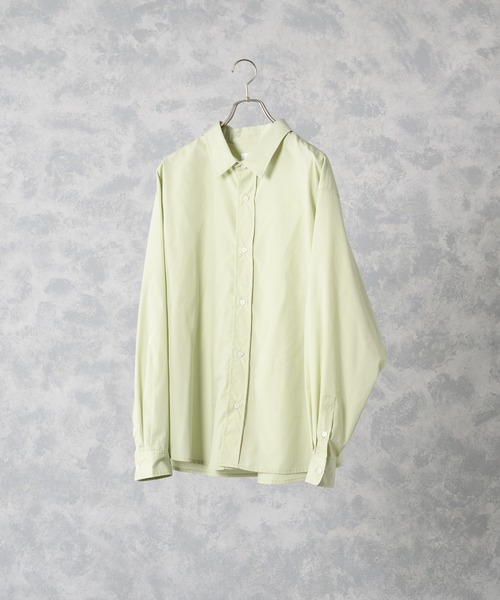 ln fortis(ロンフォルティス)の「ln foris - オーバーサイズブロードシャツ(シャツ/ブラウス・メンズ・ブルー/ミント/ホワイト・SMALL/MEDIUM)」の12枚目の写真