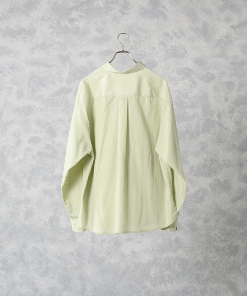 ln fortis(ロンフォルティス)の「ln foris - オーバーサイズブロードシャツ(シャツ/ブラウス・メンズ・ブルー/ミント/ホワイト・SMALL/MEDIUM)」の14枚目の写真