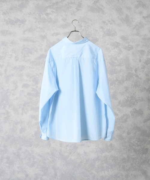 ln fortis(ロンフォルティス)の「ln foris - オーバーサイズブロードシャツ(シャツ/ブラウス・メンズ・ブルー/ミント/ホワイト・SMALL/MEDIUM)」の18枚目の写真