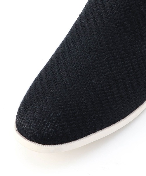 NICOLE CLUB FOR MEN（ニコルクラブフォーメン）の「ファブリックバブーシュ（スリッポン・メンズ・ネイビー系/ブラック/ライトグレー・27.5/25.5/26.5）」の5枚目の写真