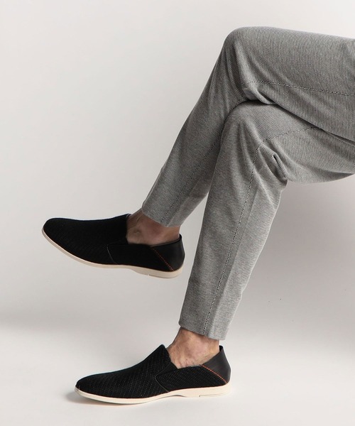 NICOLE CLUB FOR MEN（ニコルクラブフォーメン）の「ファブリックバブーシュ（スリッポン・メンズ・ネイビー系/ブラック/ライトグレー・27.5/25.5/26.5）」の14枚目の写真