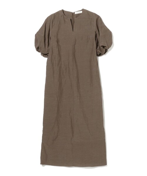 Demi-Luxe BEAMS リネン シンプル レディ ワンピース Demi-Luxe BEAMS（デミルクス ビームス）の「Demi-Luxe BEAMS