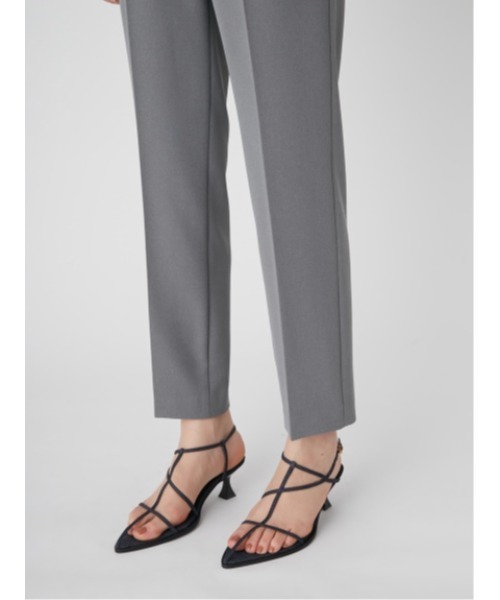 Mila Owen（ミラオーウェン）の「後ろゴムセンタープレステーパードパンツ【ウォッシャブル/手洗い可能】（スラックス・レディース・ブラック/グレー/アイボリー/ピンク・0/1/2/00）」の15枚目の写真