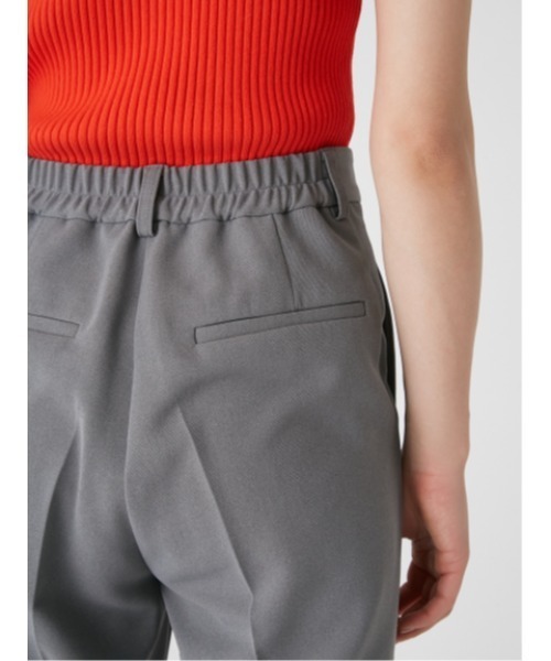 Mila Owen（ミラオーウェン）の「後ろゴムセンタープレステーパードパンツ【ウォッシャブル/手洗い可能】（スラックス・レディース・ブラック/グレー/アイボリー/ピンク・0/1/2/00）」の13枚目の写真