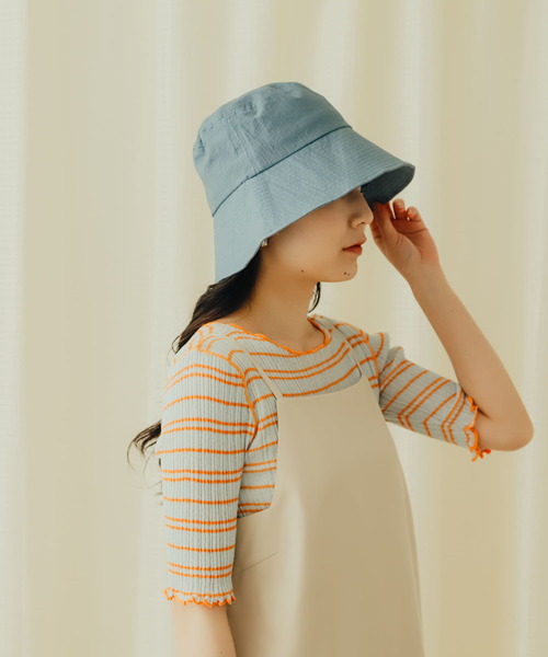 SENSE OF PLACE by URBAN RESEARCH（センスオブプレイスバイアーバンリサーチ）の「UVダウンブリムハット（ハット・レディース・アイボリー/ブラック/ブルー・ONE）」の15枚目の写真