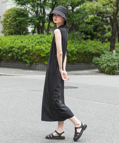 SENSE OF PLACE by URBAN RESEARCH（センスオブプレイスバイアーバンリサーチ）の「UVダウンブリムハット（ハット・レディース・アイボリー/ブラック/ブルー・ONE）」の17枚目の写真