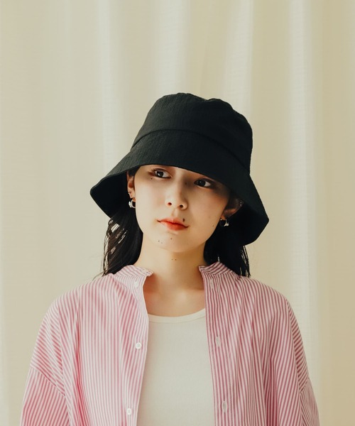 SENSE OF PLACE by URBAN RESEARCH（センスオブプレイスバイアーバンリサーチ）の「UVダウンブリムハット（ハット・レディース・アイボリー/ブラック/ブルー・ONE）」の19枚目の写真