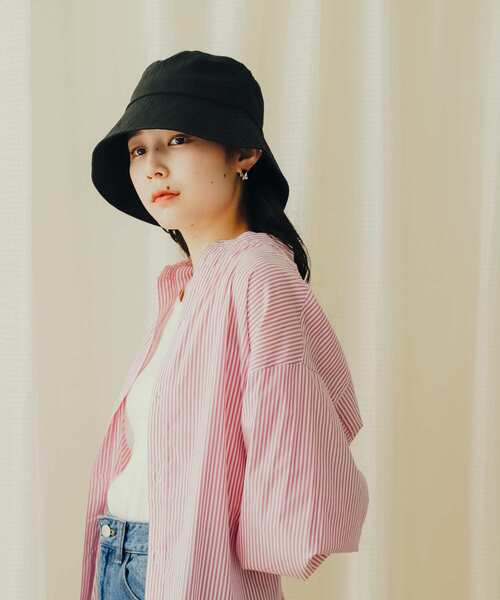 SENSE OF PLACE by URBAN RESEARCH（センスオブプレイスバイアーバンリサーチ）の「UVダウンブリムハット（ハット・レディース・アイボリー/ブラック/ブルー・ONE）」の20枚目の写真