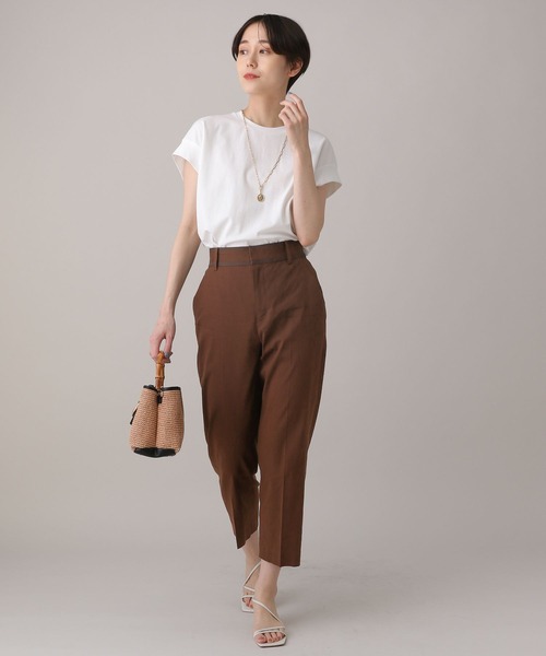 BARNYARDSTORM（バンヤードストーム）の「フレンチスリーブプルオーバー（Tシャツ/カットソー・レディース・ホワイト/ブラック/ベージュ・0/1）」の18枚目の写真