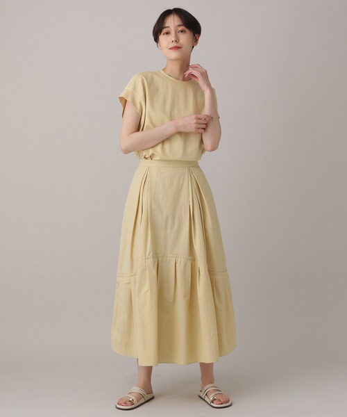 BARNYARDSTORM（バンヤードストーム）の「フレンチスリーブプルオーバー（Tシャツ/カットソー・レディース・ホワイト/ブラック/ベージュ・0/1）」の15枚目の写真