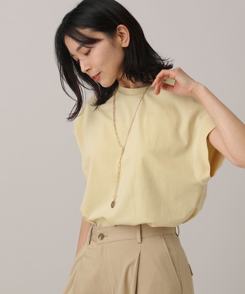 BARNYARDSTORM（バンヤードストーム）の「フレンチスリーブプルオーバー（Tシャツ/カットソー・レディース・ホワイト/ブラック/ベージュ・0/1）」の16枚目の写真