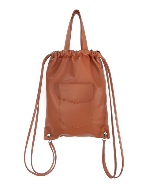 minia（ミニア）の「フェイクレザーナップ（バックパック/リュック・レディース・ブラック/ブラウン/チェック/ガンメタ・FREE）」の12枚目の写真