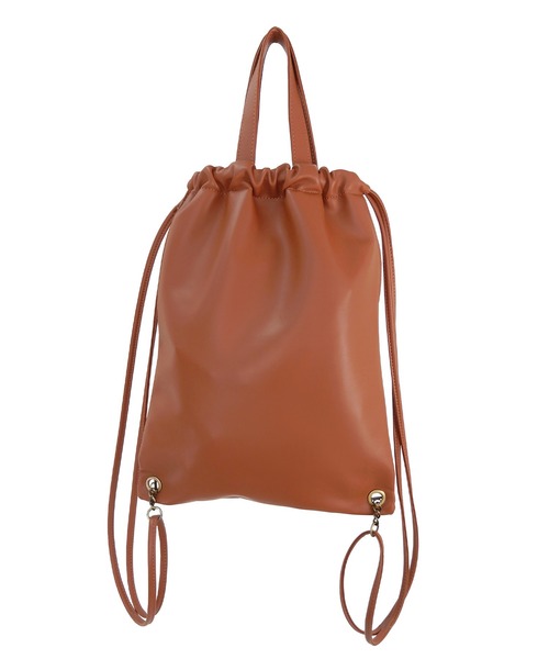 minia（ミニア）の「フェイクレザーナップ（バックパック/リュック・レディース・ブラック/ブラウン/チェック/ガンメタ・FREE）」の19枚目の写真