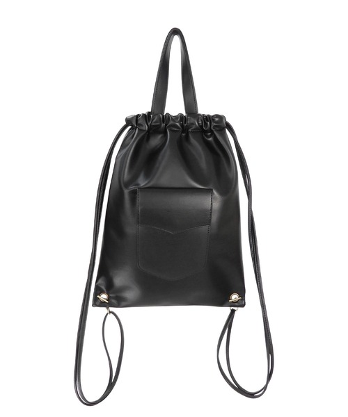 minia（ミニア）の「フェイクレザーナップ（バックパック/リュック・レディース・ブラック/ブラウン/チェック/ガンメタ・FREE）」の10枚目の写真