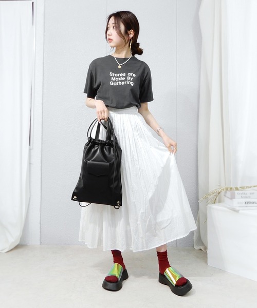 minia（ミニア）の「フェイクレザーナップ（バックパック/リュック・レディース・ブラック/ブラウン/チェック/ガンメタ・FREE）」の20枚目の写真