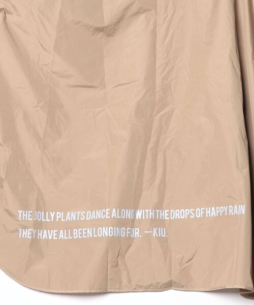 KiU（キウ）の「KiU/キウ レインコート/ポンチョ ニュースタンダードポンチョ K163-911-R（レインコート/ポンチョ・メンズ・ベージュ・FREE）」の9枚目の写真