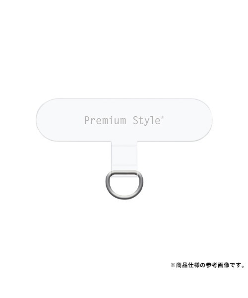 Hamee（ハミィ）の「各種スマートフォン対応 Premium Style ストラップホルダー（スマホグッズ・レディース・ホワイト/グレー/ブラック/クリア・FREE）」の4枚目の写真