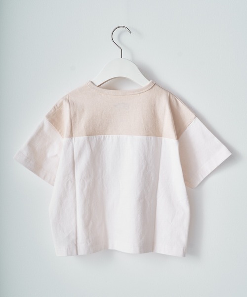 CIAOPANIC TYPY（チャオパニックティピー）の「【KIDS】USAコットン配色ナンバリングフットボールTee（Tシャツ/カットソー・キッズ・チャコールグレー/ホワイト/グリーン・S/M/L/XL/XXL）」の11枚目の写真