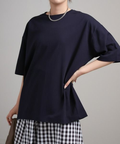 sakishimatokyo(サキシマトーキョー)の「キリカエビッグTシャツ(Tシャツ/カットソー・レディース・オフホワイト/チャコールグレー/ネイビー・FREE)」の17枚目の写真