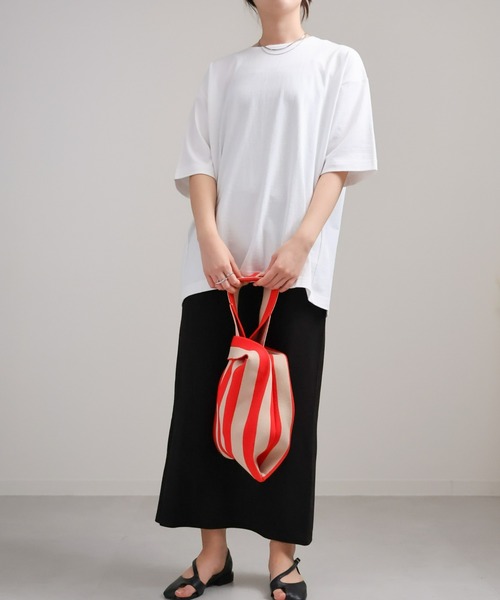 sakishimatokyo(サキシマトーキョー)の「キリカエビッグTシャツ(Tシャツ/カットソー・レディース・オフホワイト/チャコールグレー/ネイビー・FREE)」の20枚目の写真