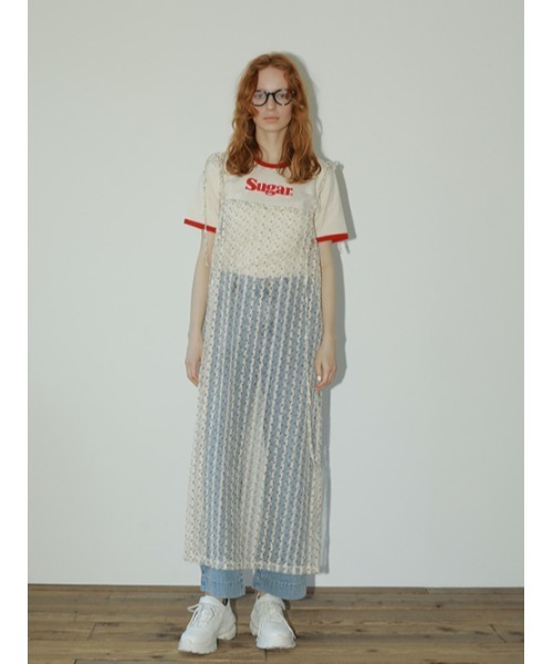 AMAIL（アマイル）の「Sugar line cloth（Tシャツ/カットソー・レディース・レッド/グリーン・FREE）」の12枚目の写真