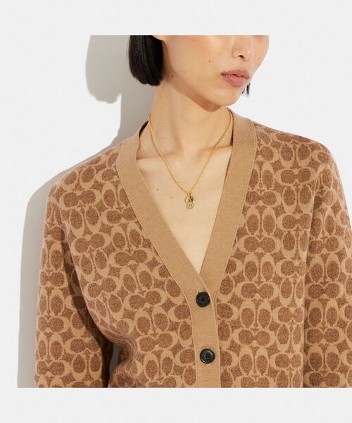 COACH（コーチ）の「ハート キー シグネチャー コイン チャーム