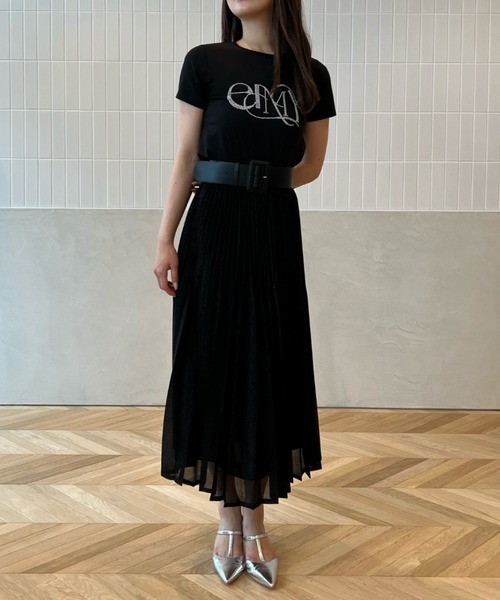 EIMY ISTOIRE(エイミーイストワール)の「eimyロゴパールTシャツ(Tシャツ/カットソー・レディース・その他/ブラック/ラベンダー/ベージュ/ホワイト/ピンク/サックスブルー・FREE)」の22枚目の写真