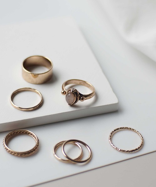 dictionary（ディクショナリー）の「ヴィンテージライク セット リング 【 DICTIONARY / ディクショナリー 】（リング・レディース・シルバー/ゴールド/シルバー系2/シルバー系3/ゴールド系1/ゴールド系2/ゴールド系3/ゴールド系4・FREE）」の5枚目の写真