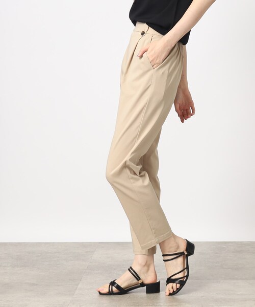 grove（グローブ）の「◆【冷感】ぐんぐん伸びてらくちんオシャレなテーパードパンツ!（その他パンツ・レディース・ブラック/ダークグリーン/ベージュ/ネイビー/ブラック系1・02/03/01/05/04）」の20枚目の写真