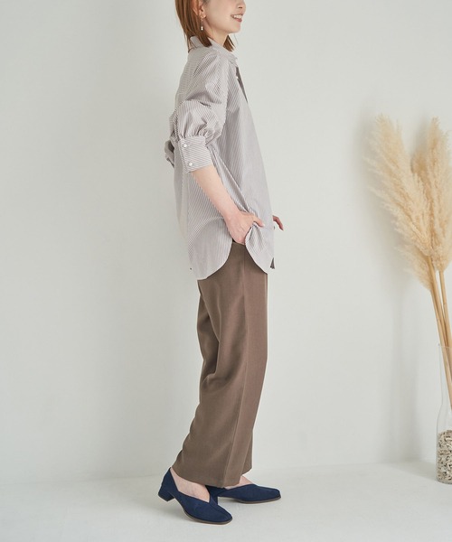 ROPE' PICNIC（ロペピクニック）の「洗える/パールシャツ（シャツ/ブラウス・レディース・ベージュ系その他/ワイン・38）」の15枚目の写真