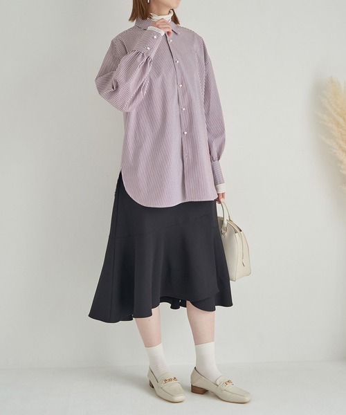 ROPE' PICNIC（ロペピクニック）の「洗える/パールシャツ（シャツ/ブラウス・レディース・ベージュ系その他/ワイン・38）」の22枚目の写真