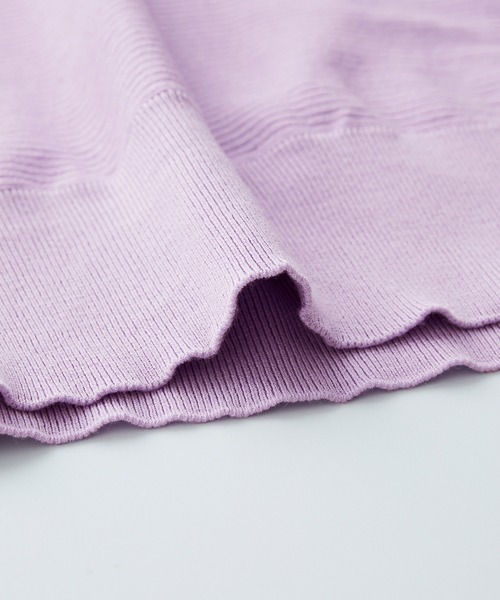 ROPE' PICNIC（ロペピクニック）の「7分袖パールドルマンニット（ニット/セーター・レディース・ブルー系その他4/ブラック/ボルドー/ラベンダー/グレー系その他・38/40）」の15枚目の写真