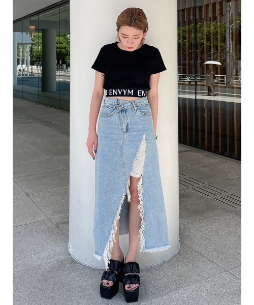 ENVYM（アンビー）の「ＥＮＶＹＭロゴＴｅｅ（Tシャツ/カットソー・レディース・ホワイト/グリーン/ブラック/その他・FREE）」の8枚目の写真