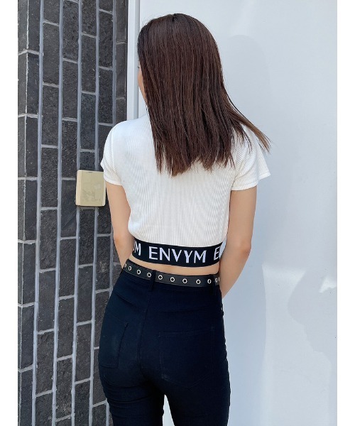 ENVYM（アンビー）の「ＥＮＶＹＭロゴＴｅｅ（Tシャツ/カットソー・レディース・ホワイト/グリーン/ブラック/その他・FREE）」の13枚目の写真