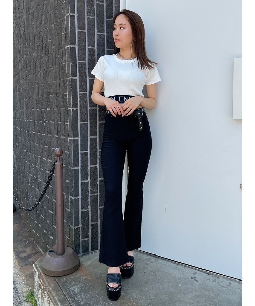 ENVYM（アンビー）の「ＥＮＶＹＭロゴＴｅｅ（Tシャツ/カットソー・レディース・ホワイト/グリーン/ブラック/その他・FREE）」の15枚目の写真