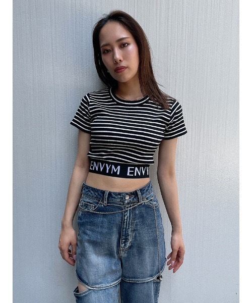 ENVYM（アンビー）の「ＥＮＶＹＭロゴＴｅｅ（Tシャツ/カットソー・レディース・ホワイト/グリーン/ブラック/その他・FREE）」の20枚目の写真